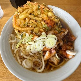 ゲソ天うどん　かき揚げ