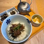 鰹の熟成醤油もろみだし茶漬け