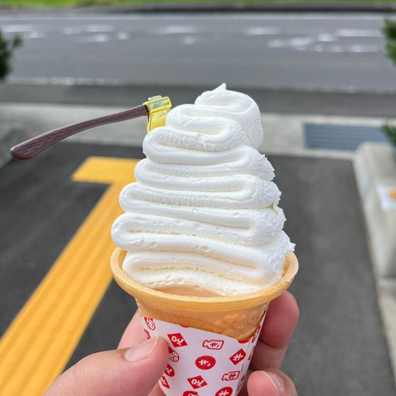 金太郎ミルクソフト(道の駅 足柄・金太郎のふるさと)