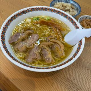 鶏チャーシュー麺(塩)+鶏飯