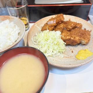 3種盛り　とりかつ、とんかつ、メンチカツ