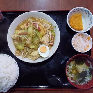 ヘチマの味噌炒め定食