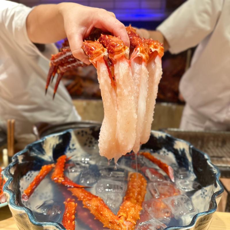 イバラ蟹　蟹刺身(ふじ月)