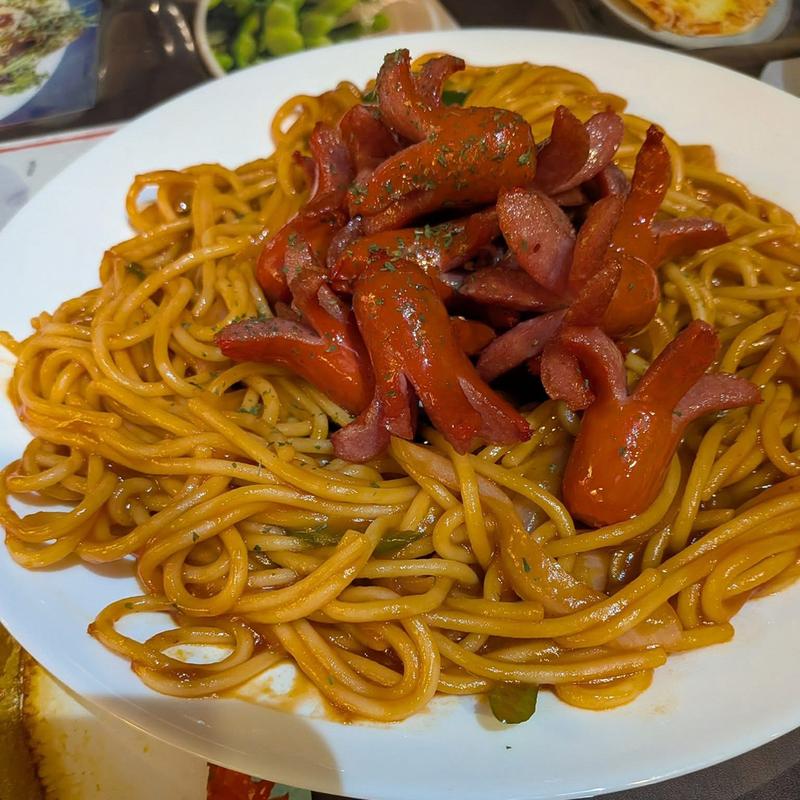 ナポリタン タコさんウィンナー(まんぷく食堂)