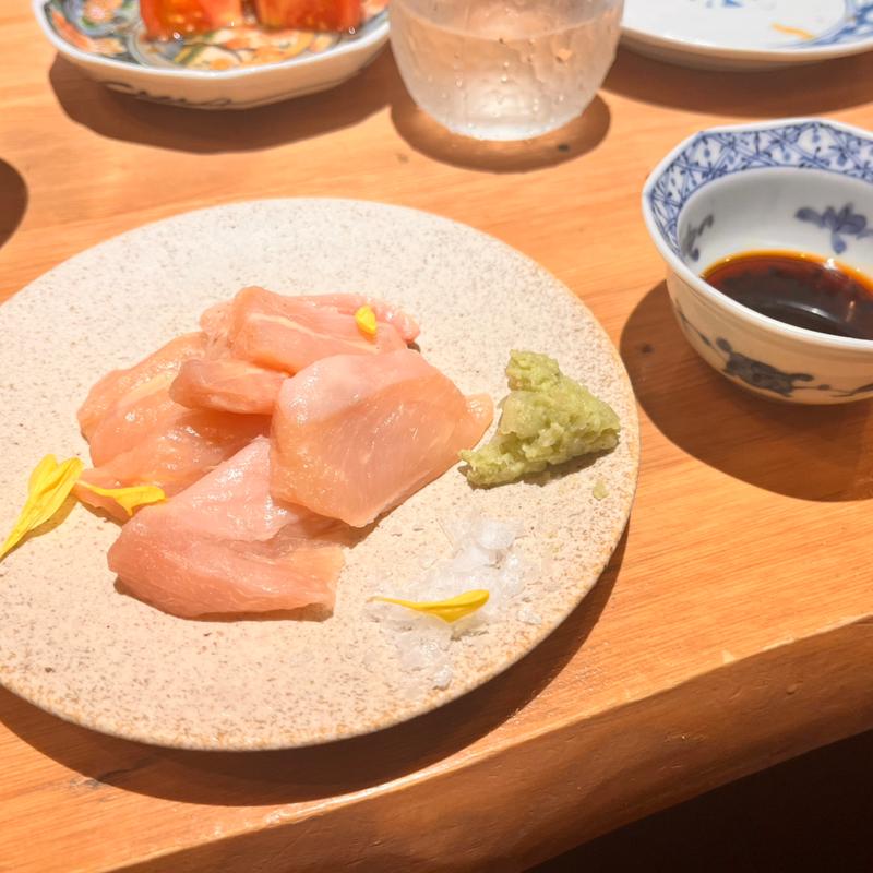 鳥刺し(酒場つむぎ堂 新宿店)