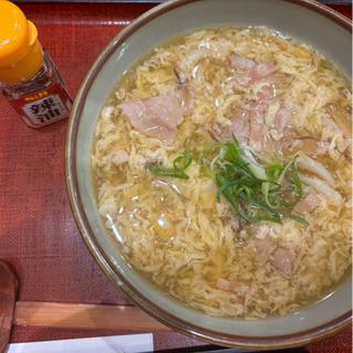 王さんの卵とじうどん