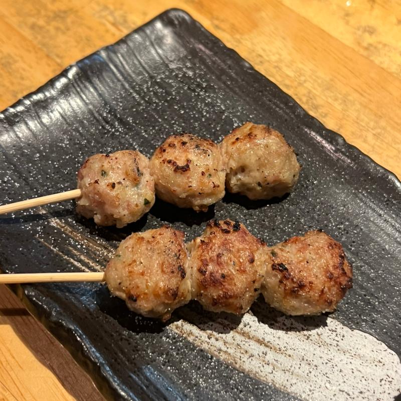 つくね串(やきとりやさんあっ鶏)