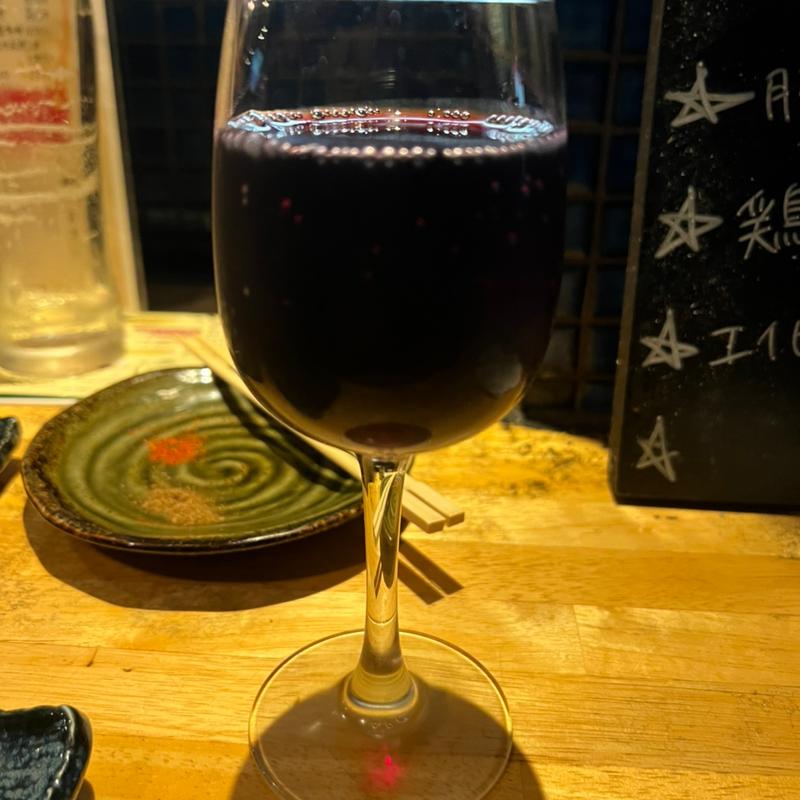 赤ワイン(やきとりやさんあっ鶏)