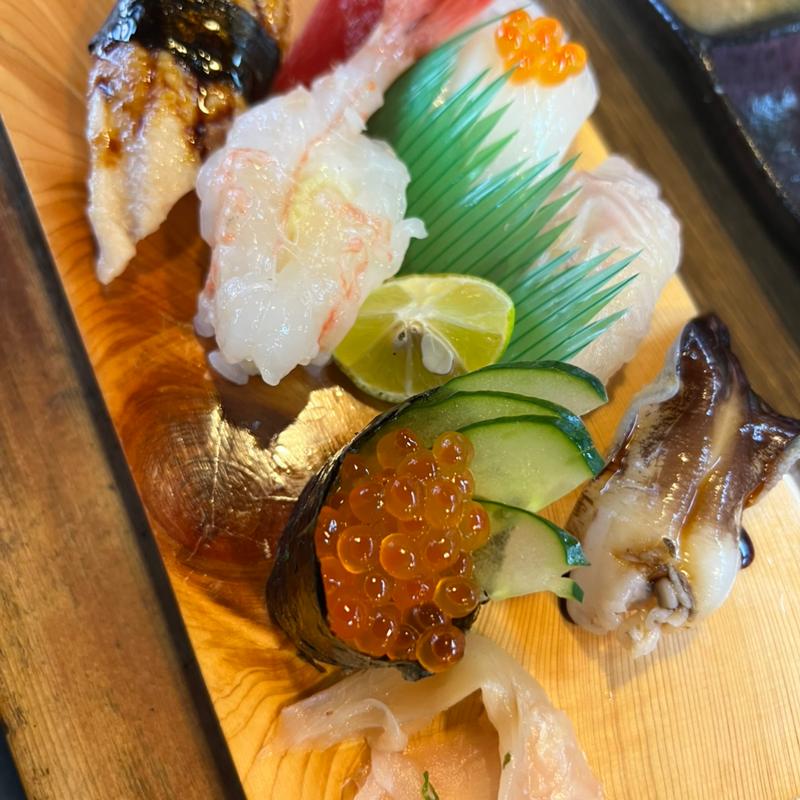 上にぎりランチ(すし処 さくら)