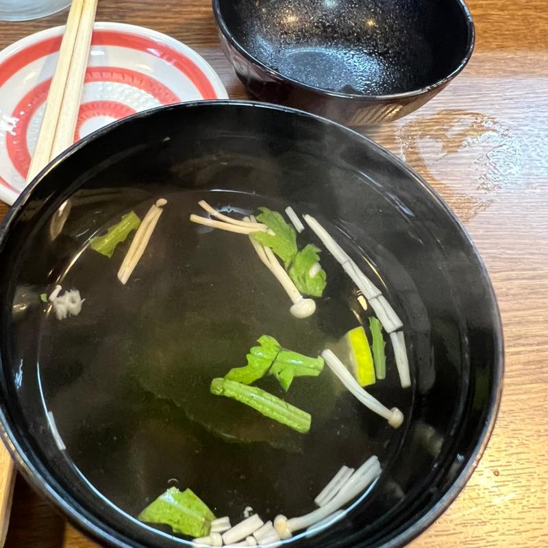 お吸い物(上にぎりランチ)(すし処 さくら)