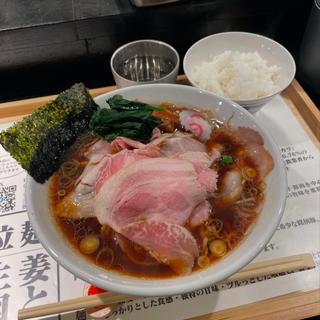 生姜しょうゆ肉盛