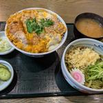 カツ丼 半たぬき