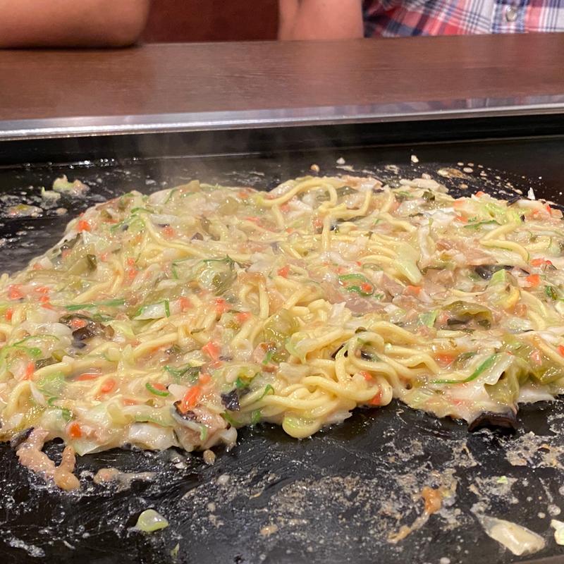 豚骨ラーメンもんじゃ(月島もんじゃ たまとや 天神)