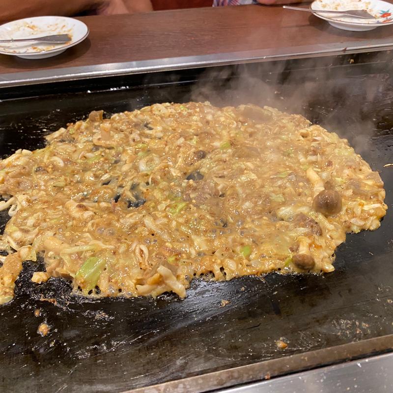 和牛すじカレーもんじゃ(月島もんじゃ たまとや 天神)