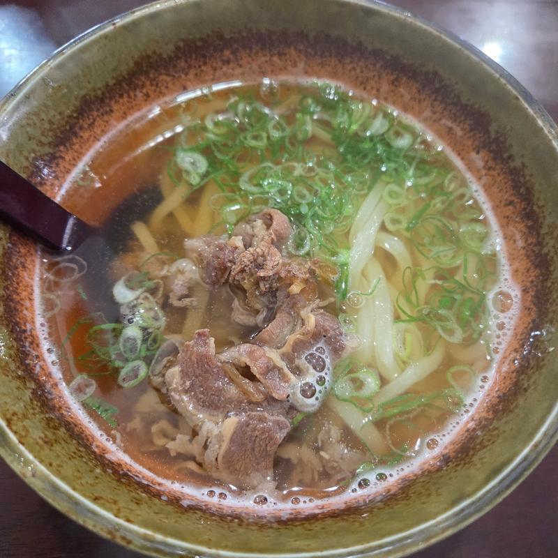肉うどん(大地のうどん 太宰府店)