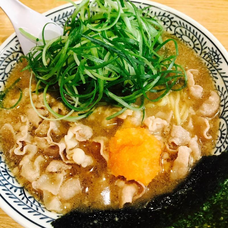 熟成醤油ラーメンねぎ肉そば(丸源ラーメン 大泉学園店)