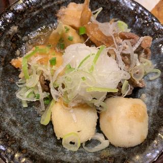 里芋と舞茸の揚げだしあんかけ