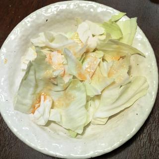 お通し（塩だれキャベツ）