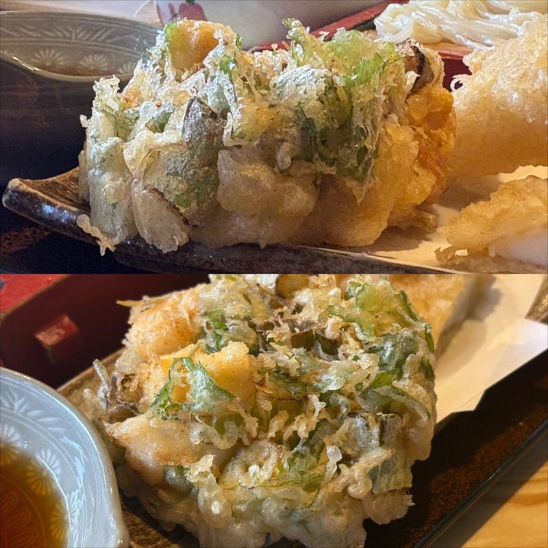 かき揚げ(朝日屋)