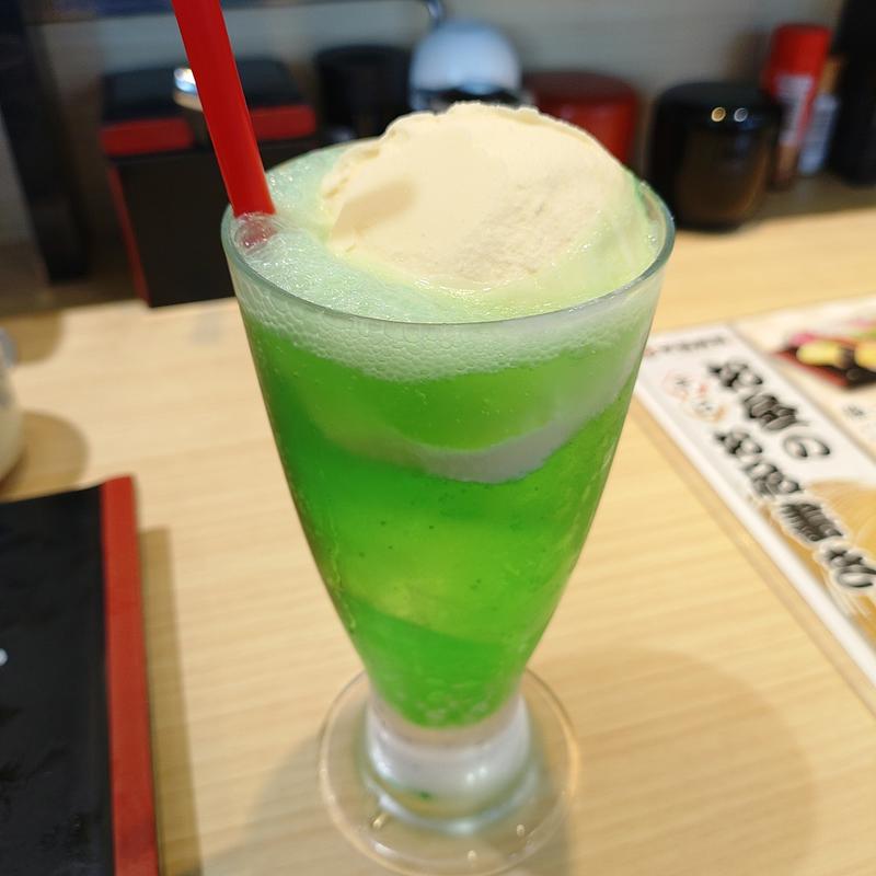 クリームソーダ(平禄寿司 宮城大和吉岡店 )