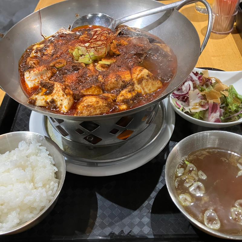 麻婆豆腐定食(老季　東京店)