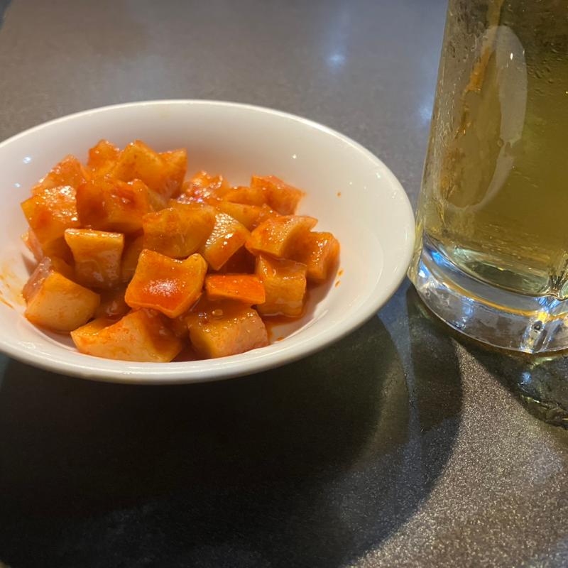 カクテキ(炭火焼肉ピカソ本店)