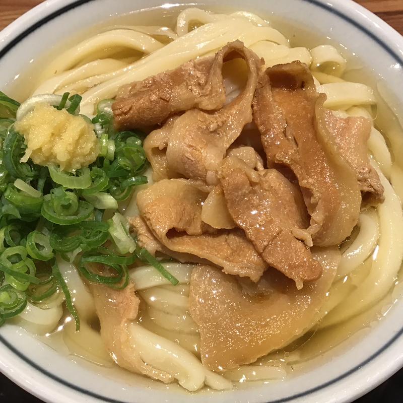 肉うどん(饂飩頑陣 別邸)