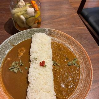 2種盛り薬膳カレー(麻布十番薬膳カレー新海 大門店)