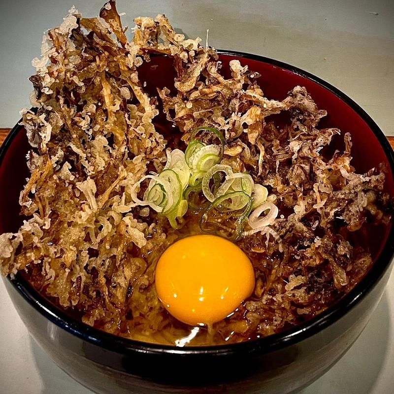 舞茸天玉そば(そば うどん おくとね)