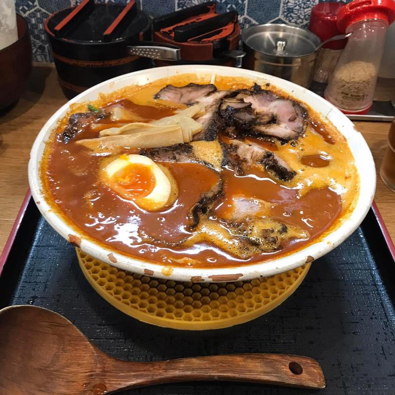 豚骨火焰ラーメン(ラーメン猪太)