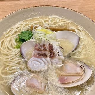 鯛とハマグリの塩らーめん