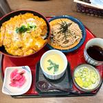 かつ丼と麺のセット　茶碗蒸し付(サガミ 富田林店)