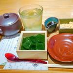 抹茶生わらび餅 ドリンクセット