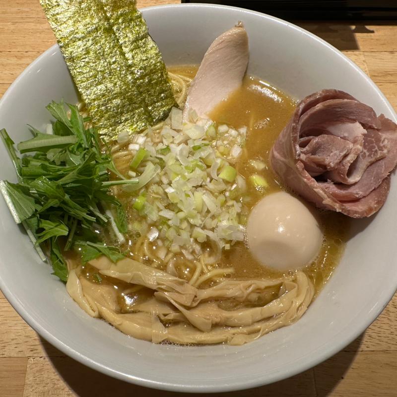 鶏白湯らーめん醤油(れんしん)