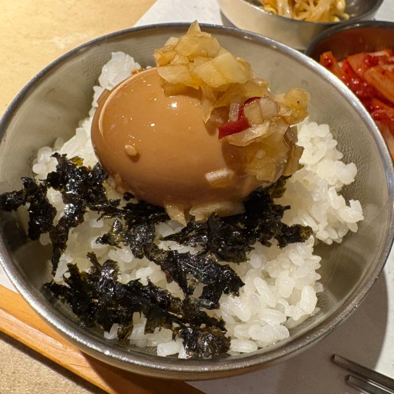 麻辣たまご飯(京都冷麺 アジョシ 虎ノ門)