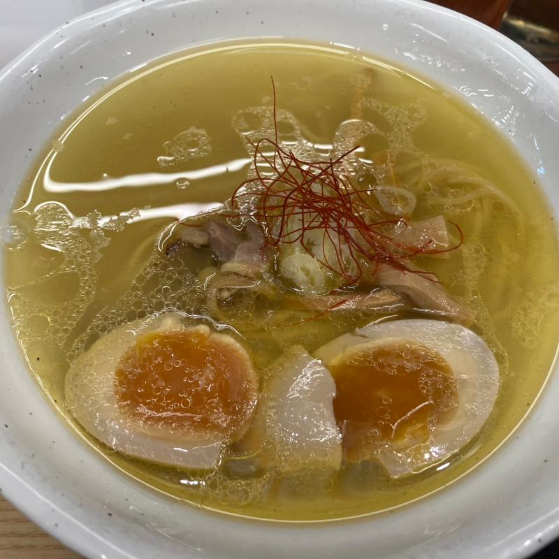 煮卵入鶏塩中華そば(魔界ラーメン 月光 )