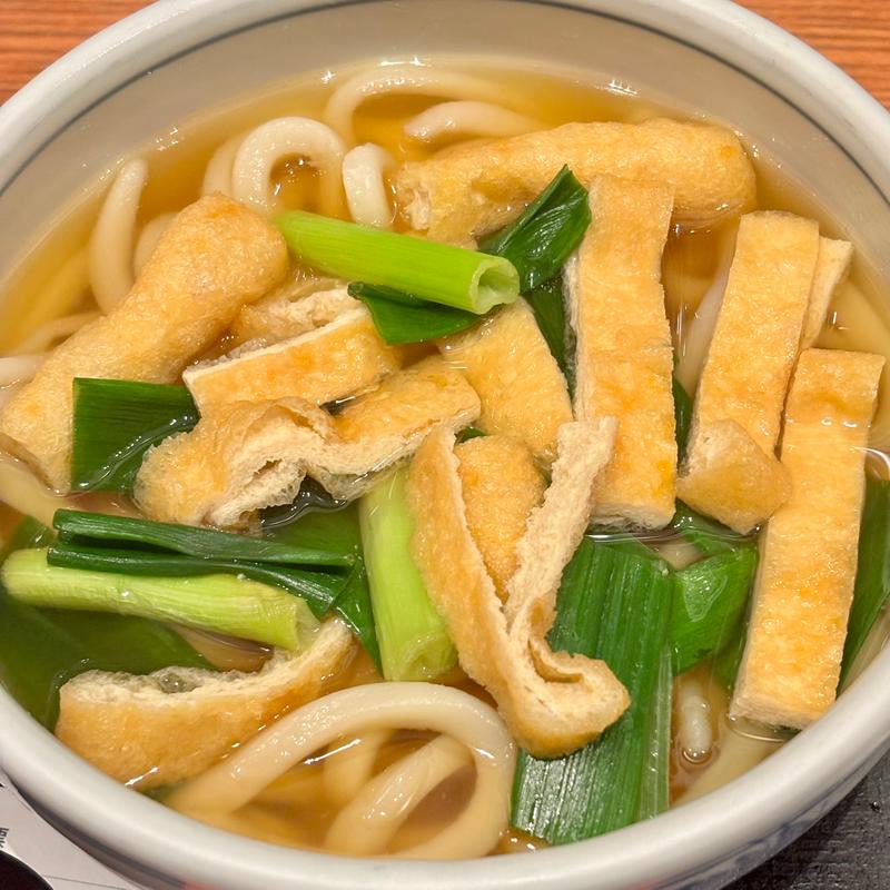 きざみキツネうどん(こびんちょ)