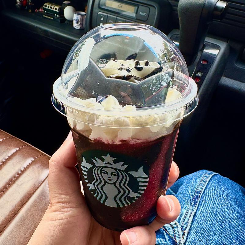 アサイーベリーフラペチーノ(スターバックス コーヒー 天王川公園店)