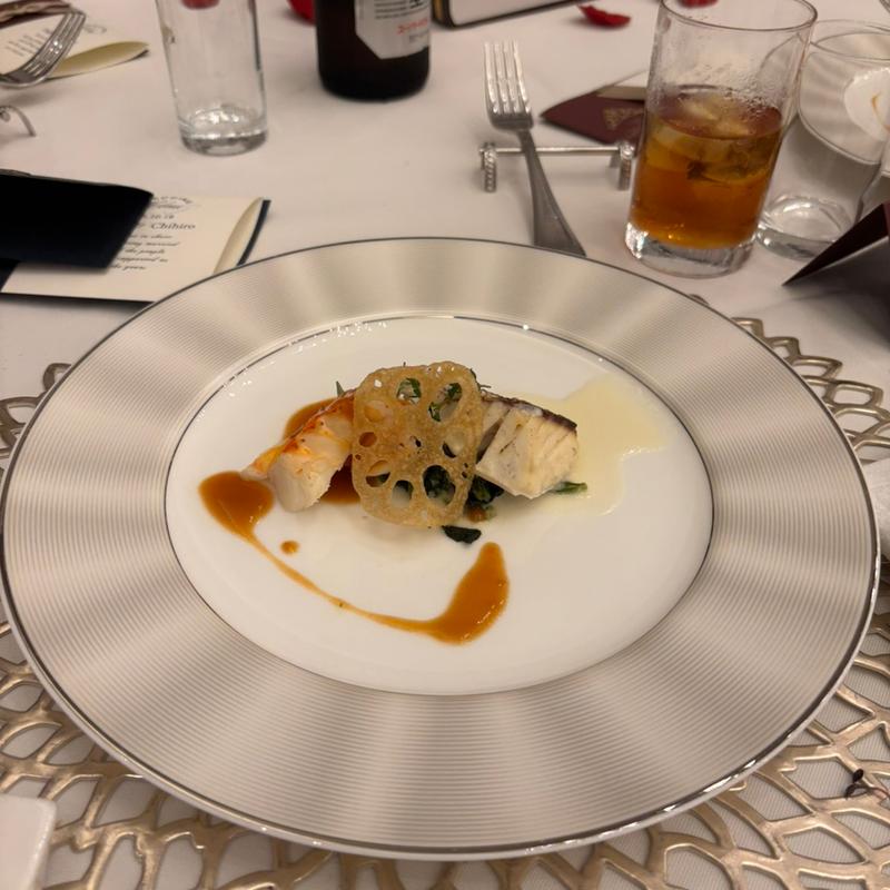 ロブスターと真鯛のマリアージュ(エルセルモ熊本)