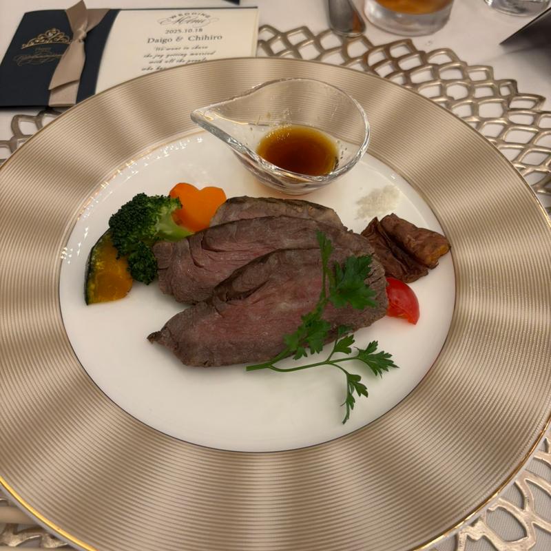 黒毛和牛のグリル　温野菜添え(エルセルモ熊本)