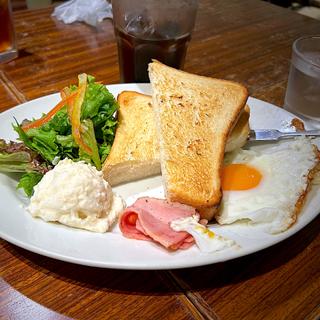 ベーコンエッグトーストプレート