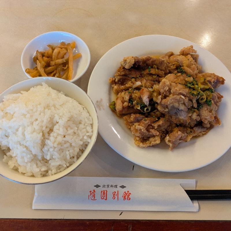 油淋鶏ランチセット(随園別館 新宿店)