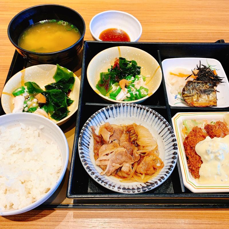 牡蠣フライ御膳(やよい軒 亀貝店)