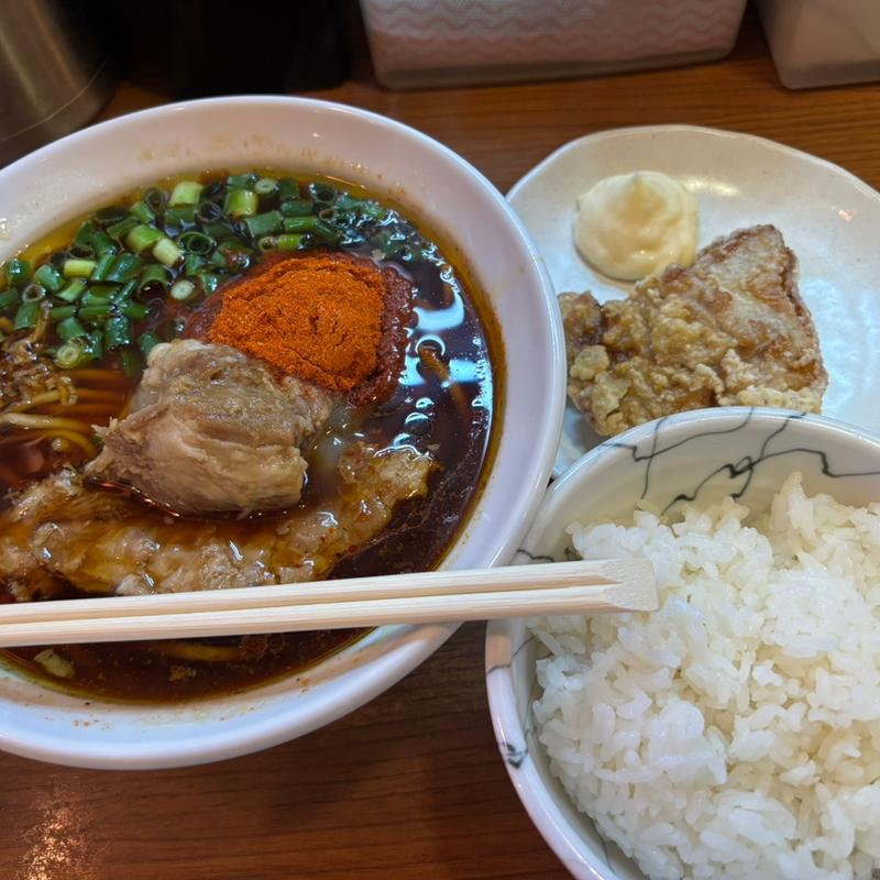 シン肉そば醤油(麺と肉　だいつる　ひるドラ鶴橋)