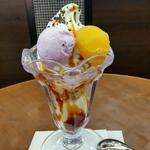 スイートポテト&紫芋のパフェ