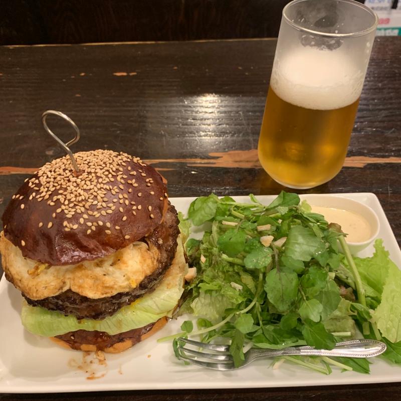 ハングリーヘブンダブルバーガー、他(ハングリーヘブン　上板橋店)