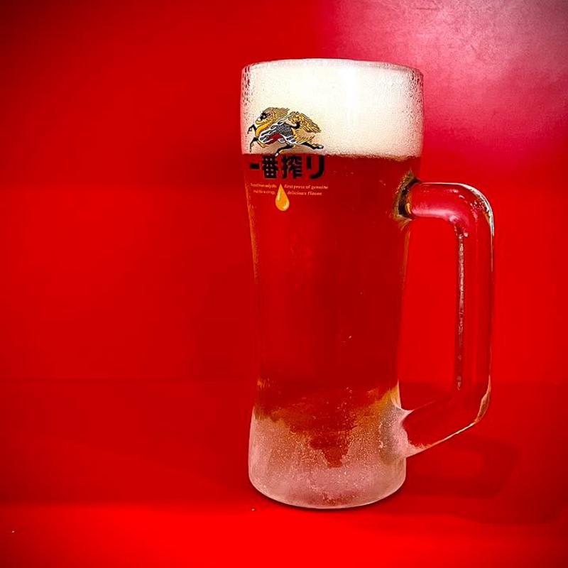 生ビール(中華料理 萬福)