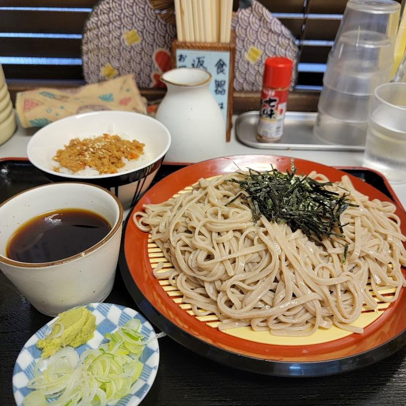 二枚田舎ざる(かんだ　冨そば )