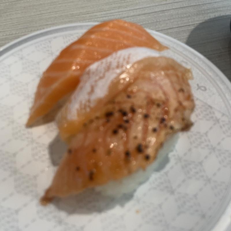 サーモン三点盛り(はま寿司 笛吹石和店 )