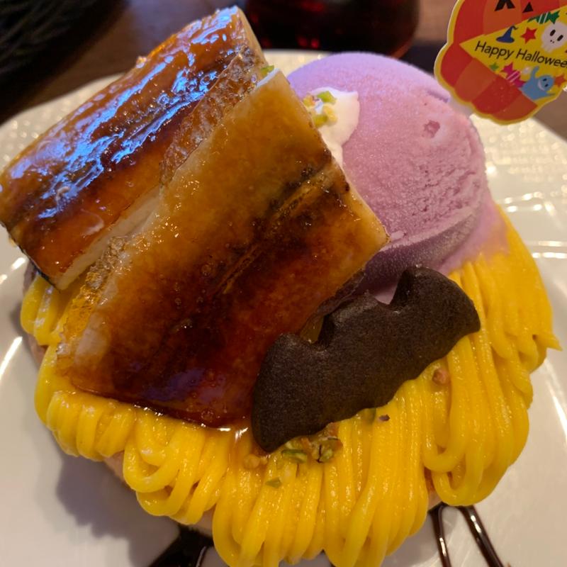 ハロウィンスフレパンケーキ(シングル)ドリンク付き(星乃珈琲店 上板橋店)